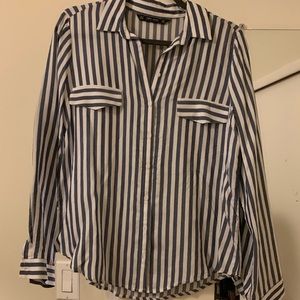 Zara Striped Bf shirt
